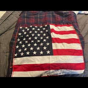 American flag flannel